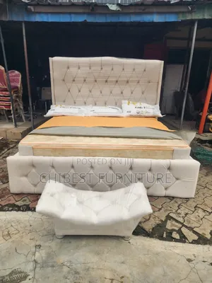 Luxury 6by6 Bed Stand With Footrest