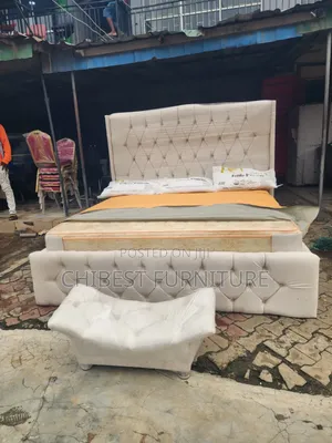 Cream Coloured 6by6 Bed Stand
