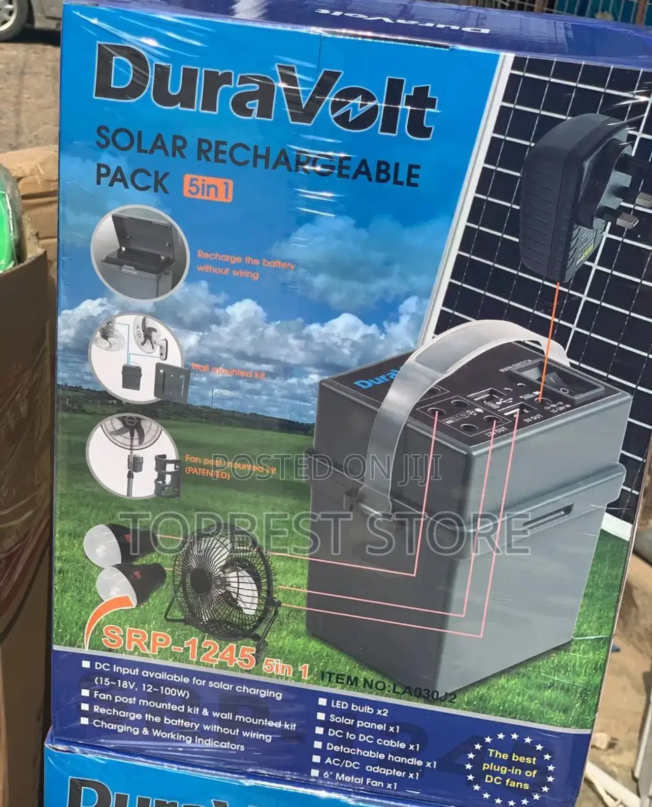 Solar Rechargeable Generator Pack 5in1 - TOPBEST STORE Price: ₦ 155,000 ...