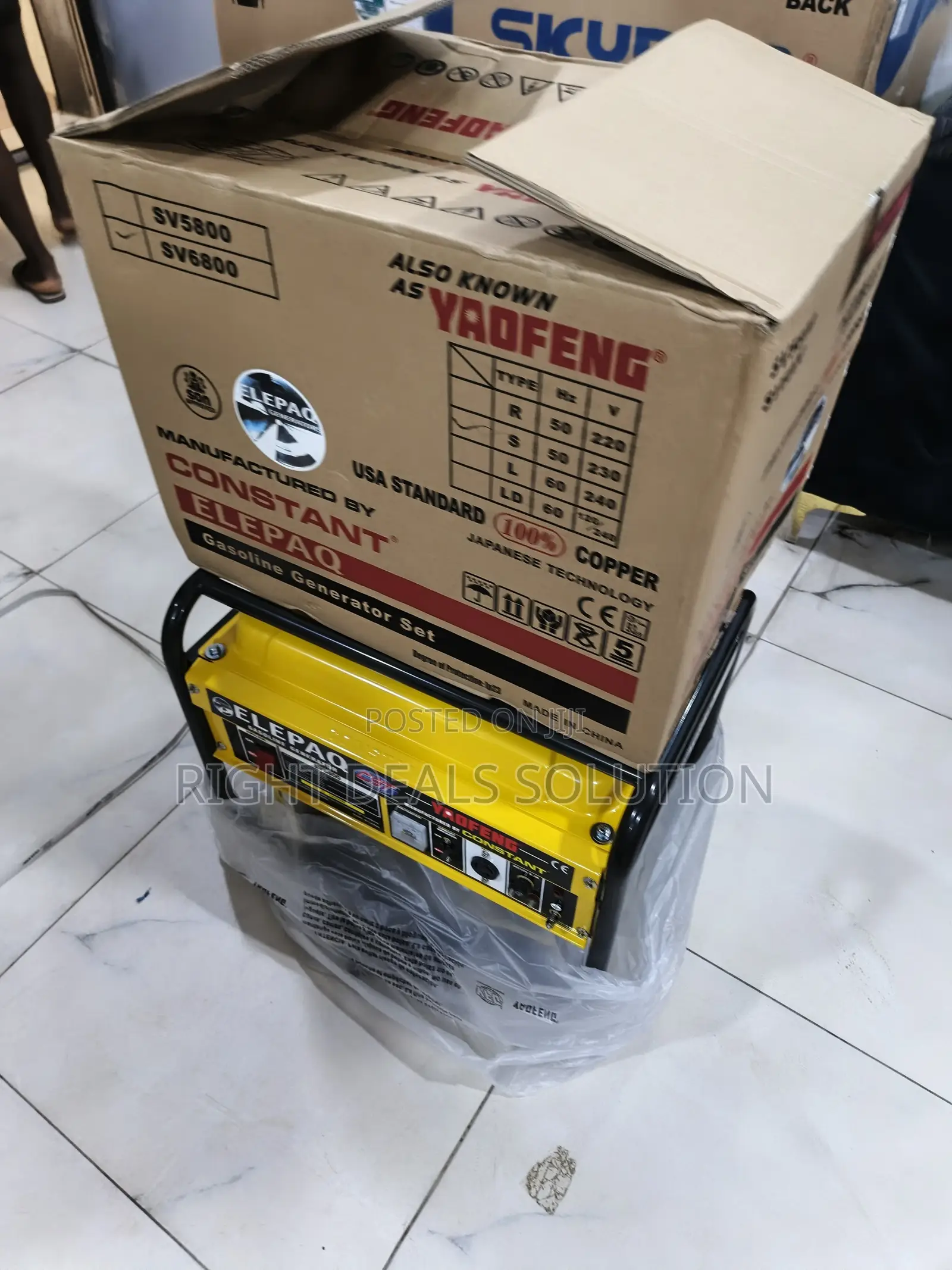 Elepaq Sv6800 Home Backup Generator
