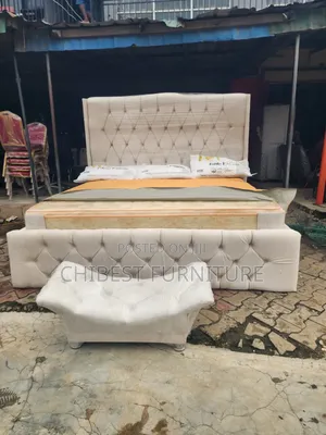 Modernized 6by6 Padded Bed.