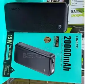 Linkco 20000mah 15w Powerbank Fast Charging Type C In Out Torch
