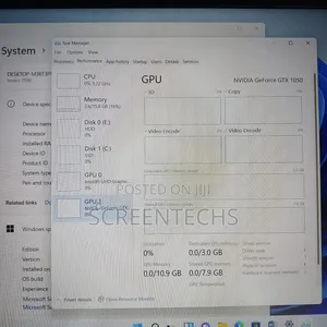 Laptop Dell 16GB Intel Core i7 HDD+SSD 512GB