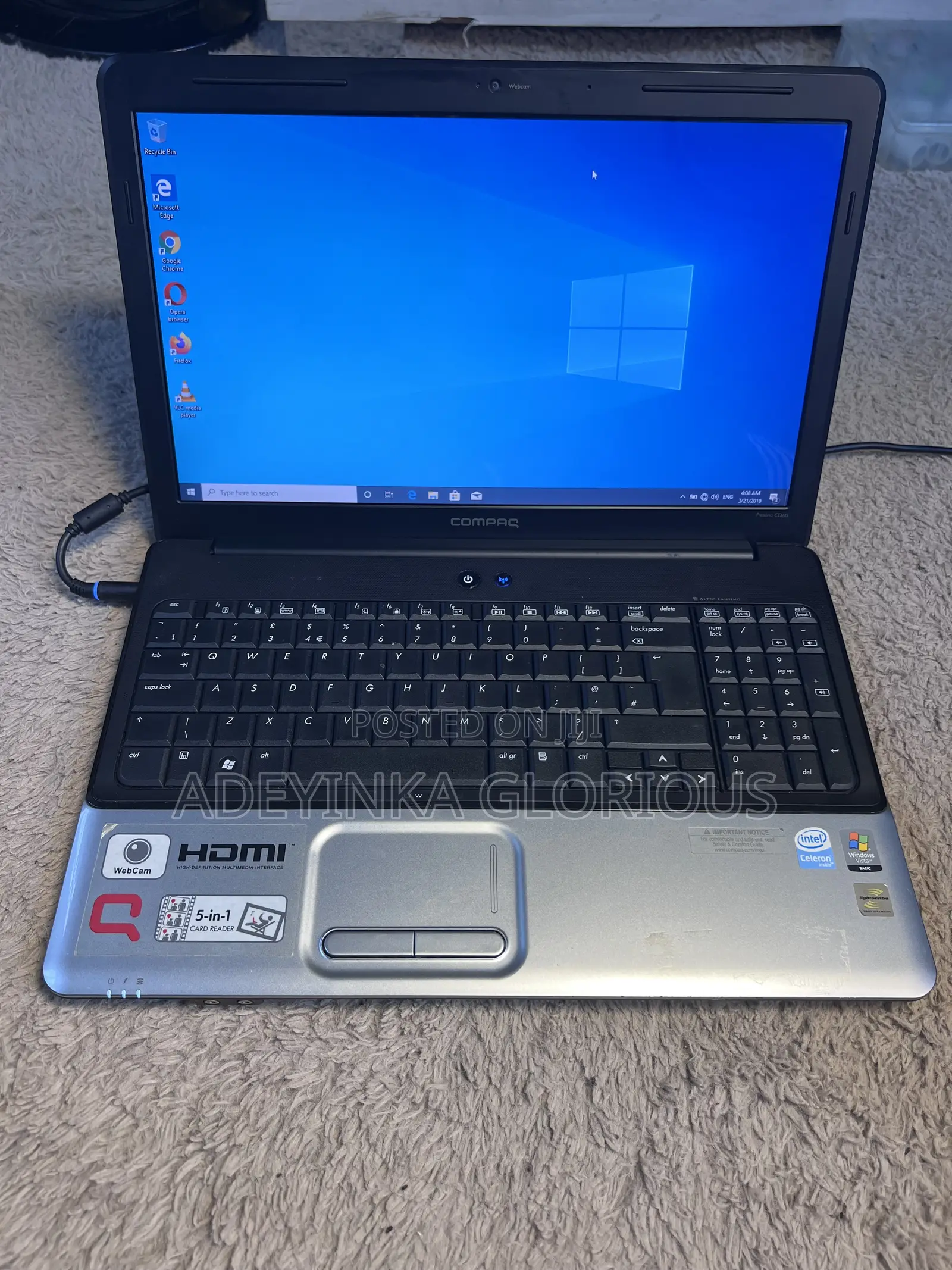 Laptop HP Pavilion 10 2GB Intel Core 2 Duo HDD 250GB