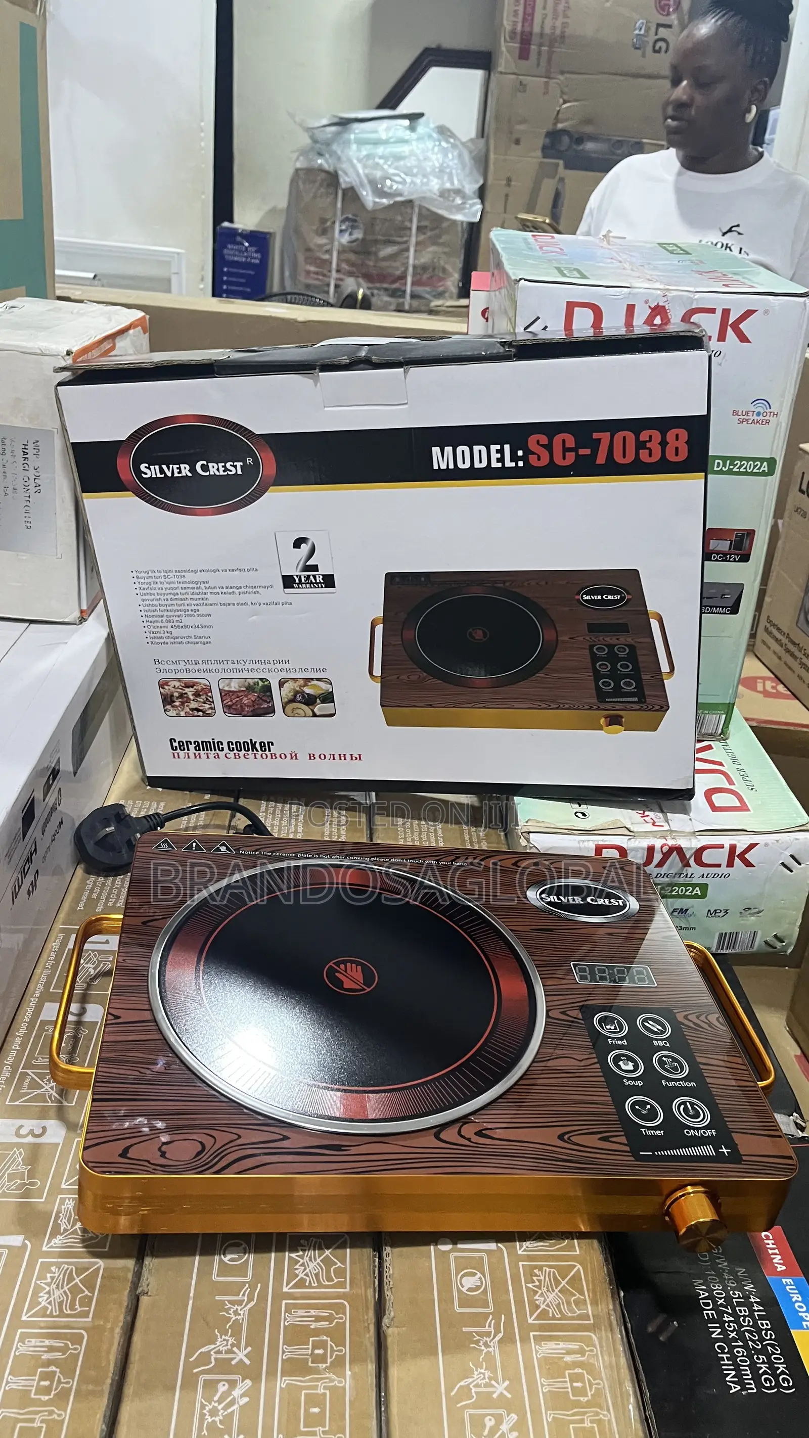 Silver Crest Ceramic Cooker Sc-7038 – Modern Kitchen Hot Plate