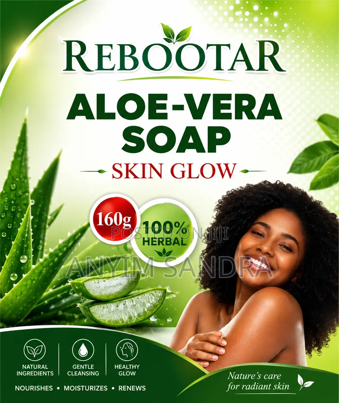 Rebootar Aloe-Vera Skin Glow Soap