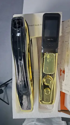 Golden Smart Door Lock , 3d Face Recognition, Fingerprint, Mobile App