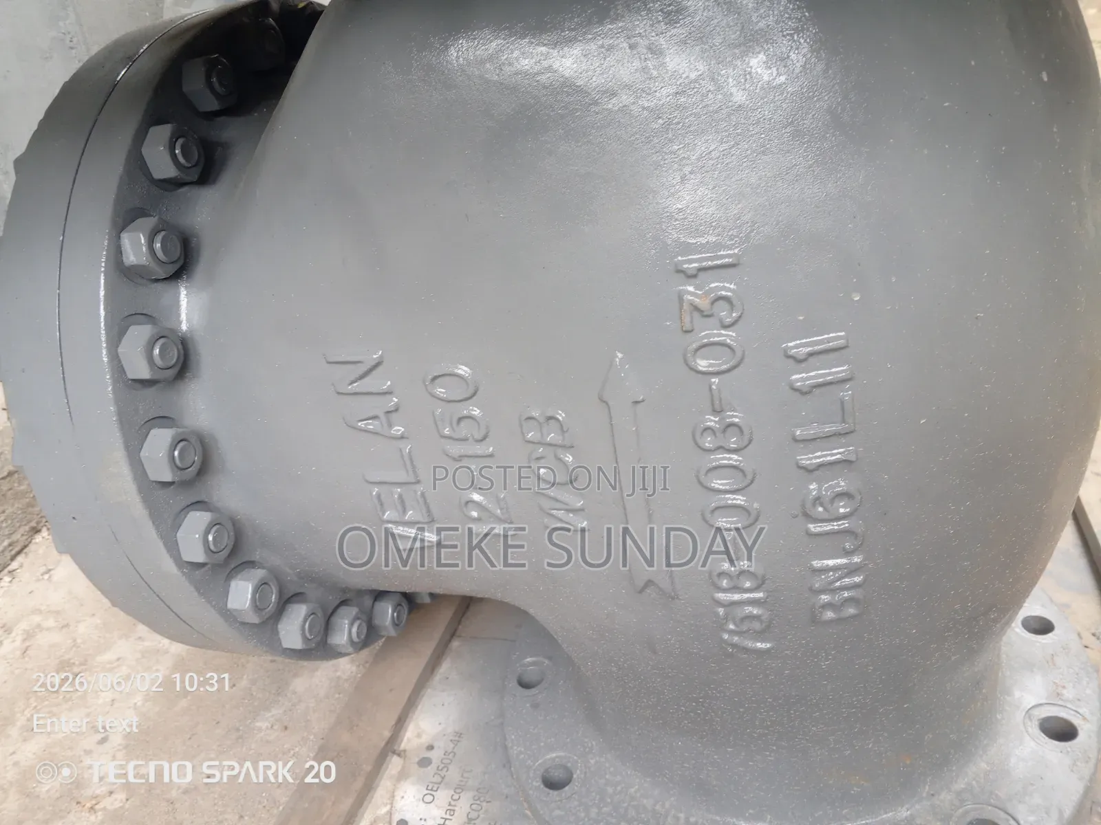 12"X150 Check Valve