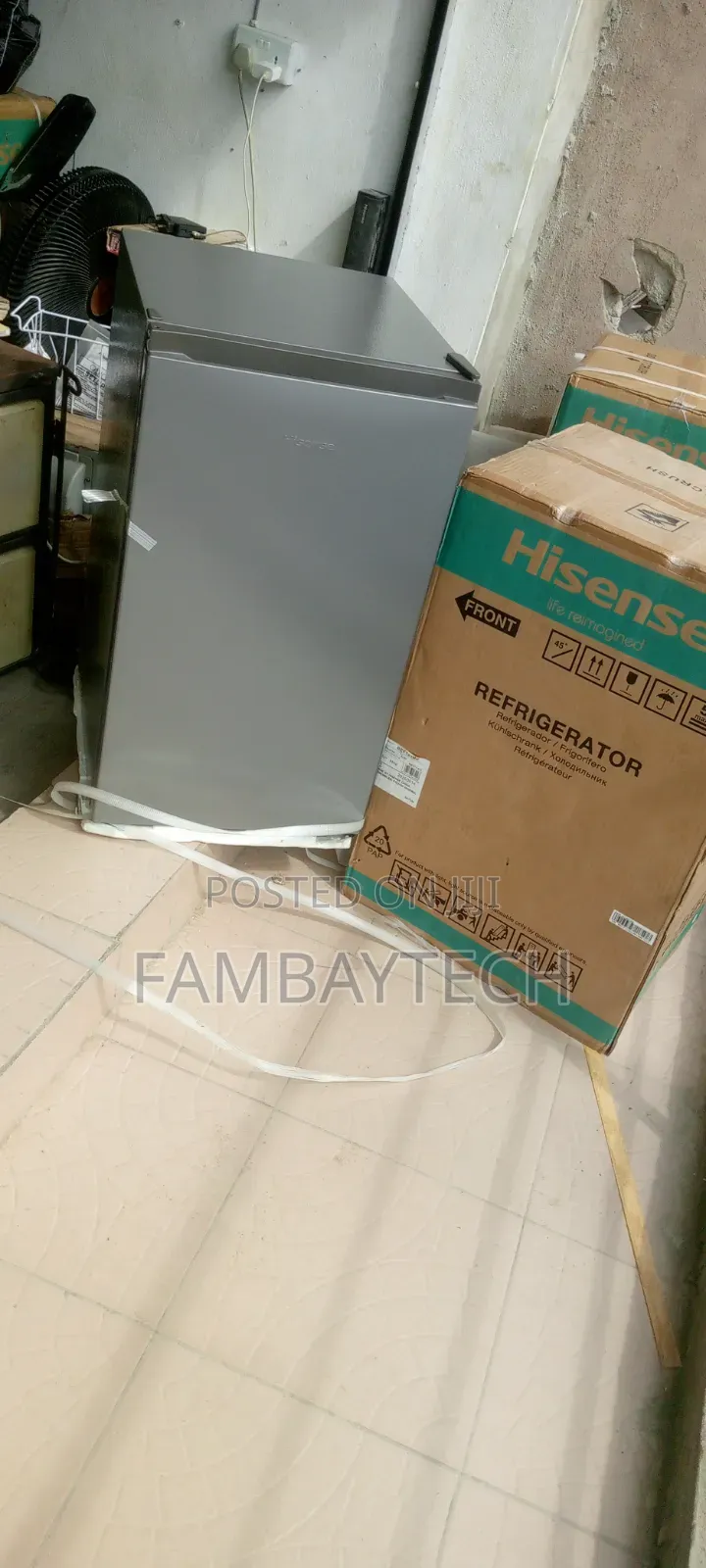 Hisense Ref 121 Single Door Fridge – Sleek Durable
