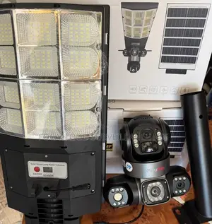 Original 3 Lens CCTV Camera + Solar Street Light