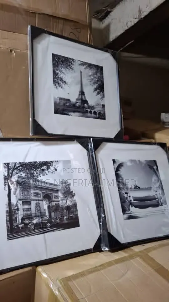 White Photos Frame Black and White
