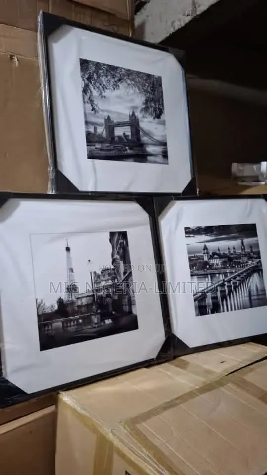 White Photos Frame Black and White