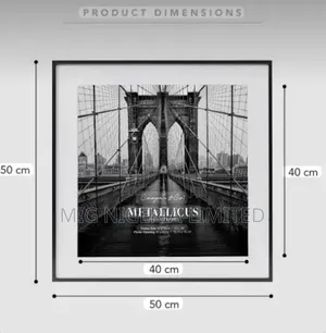 White Photos Frame Black and White