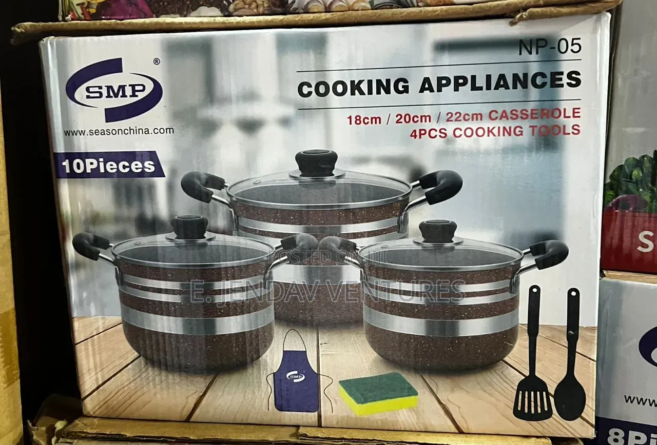 10 Pieces Nonstick Pot