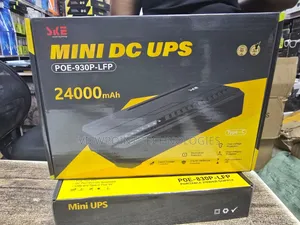 Poe-930p-LFP-Mini Dc Ups 24000mah Dc 9v 12v Poe 24v Type-C 5v Usb 18w