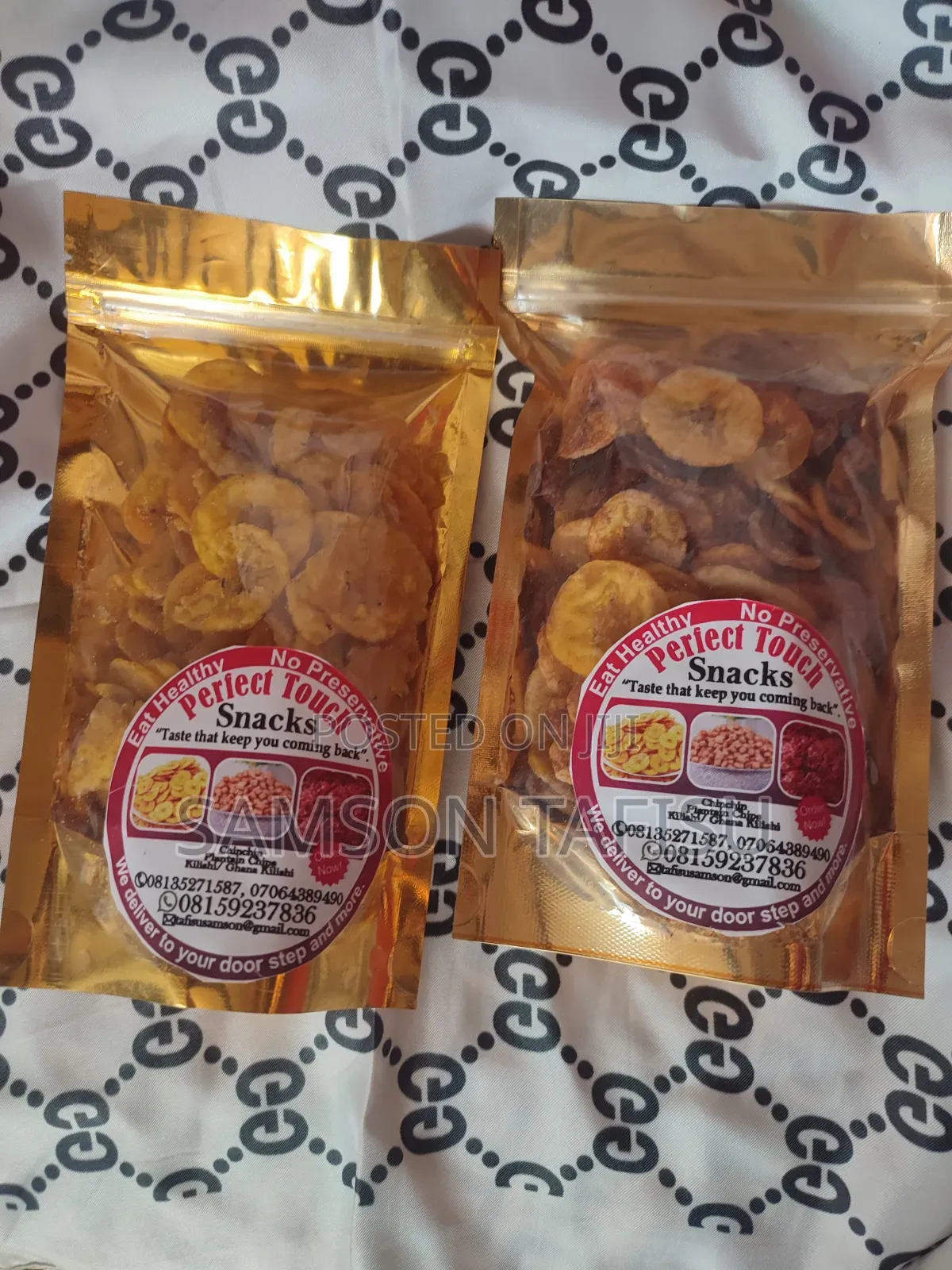 Plantain Chips, Chinchin and Kilichi