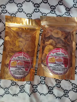 Plantain Chips, Chinchin and Kilichi