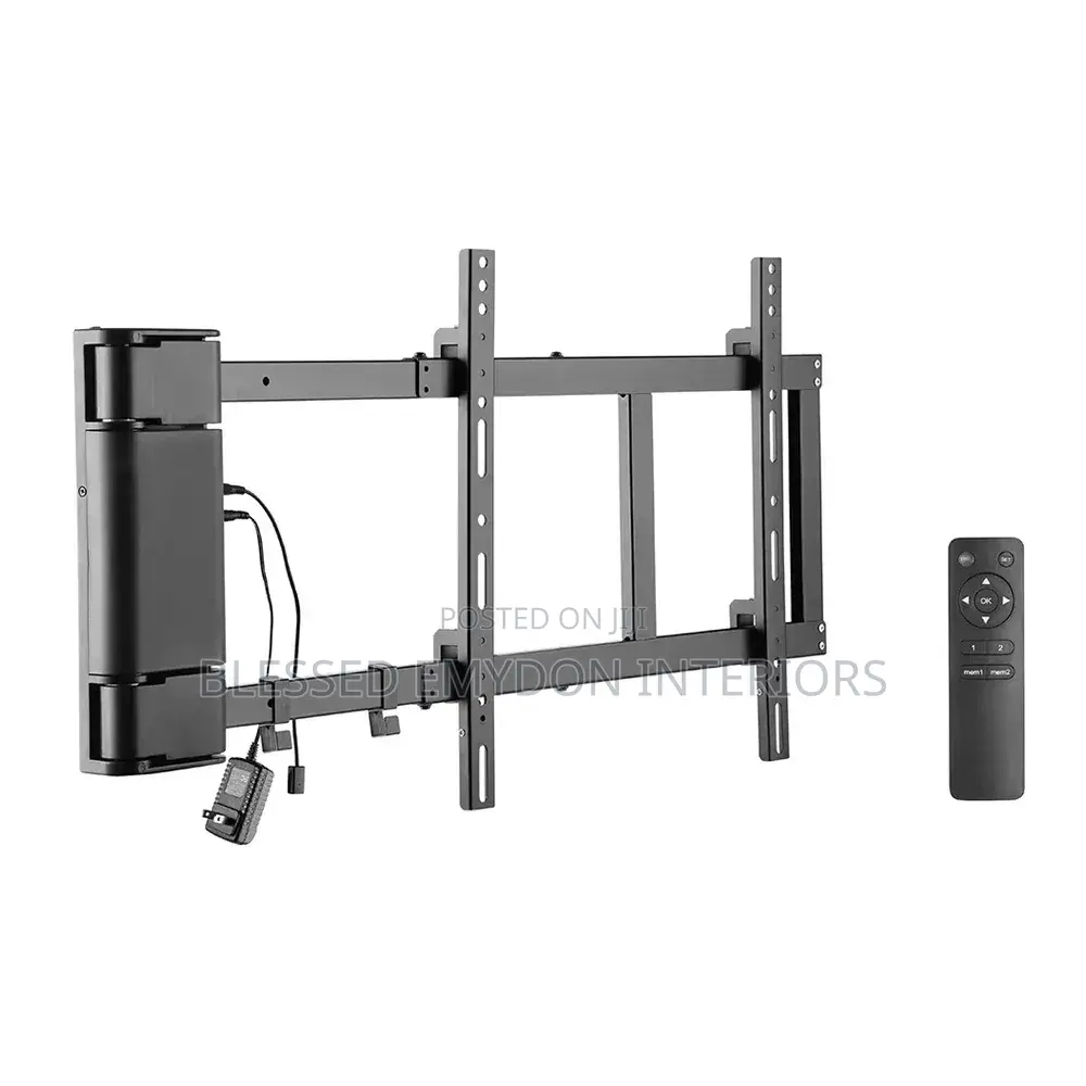 Panning Motorized Tv Wall Mount With Remote Controller