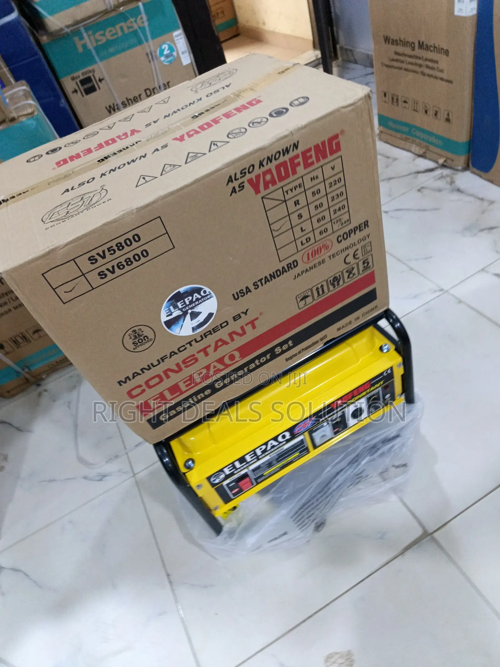 Elepaq Sv5800 Copper Coil Generator