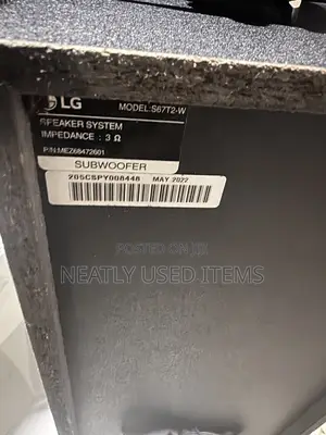 LG Soundbar With Subwoofer 4.1ch 600w - Snh5