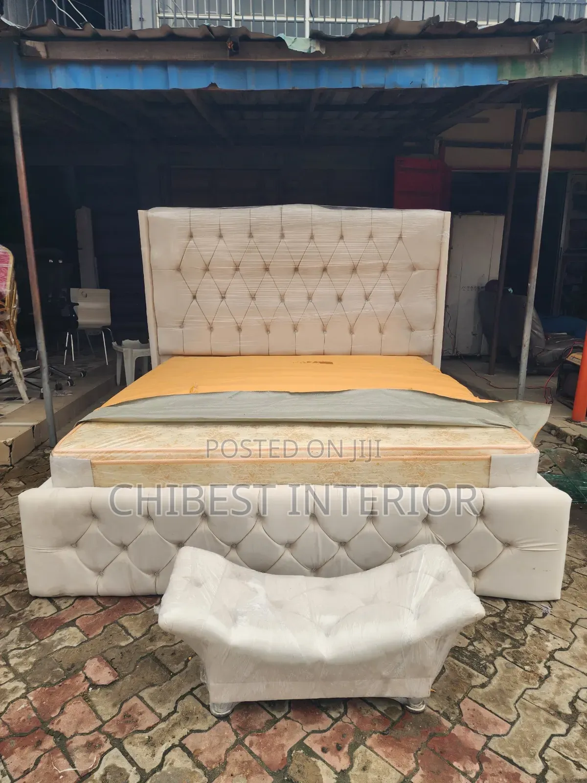Executive 6by6 Bed Frame With Footrest