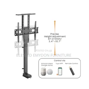 Smart Large Motorized Tv Lift Stand With Voice App Control