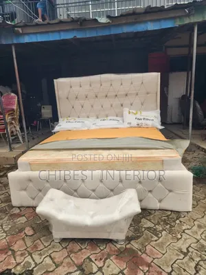 Brand New Padded 6by6 Bed With Footrest