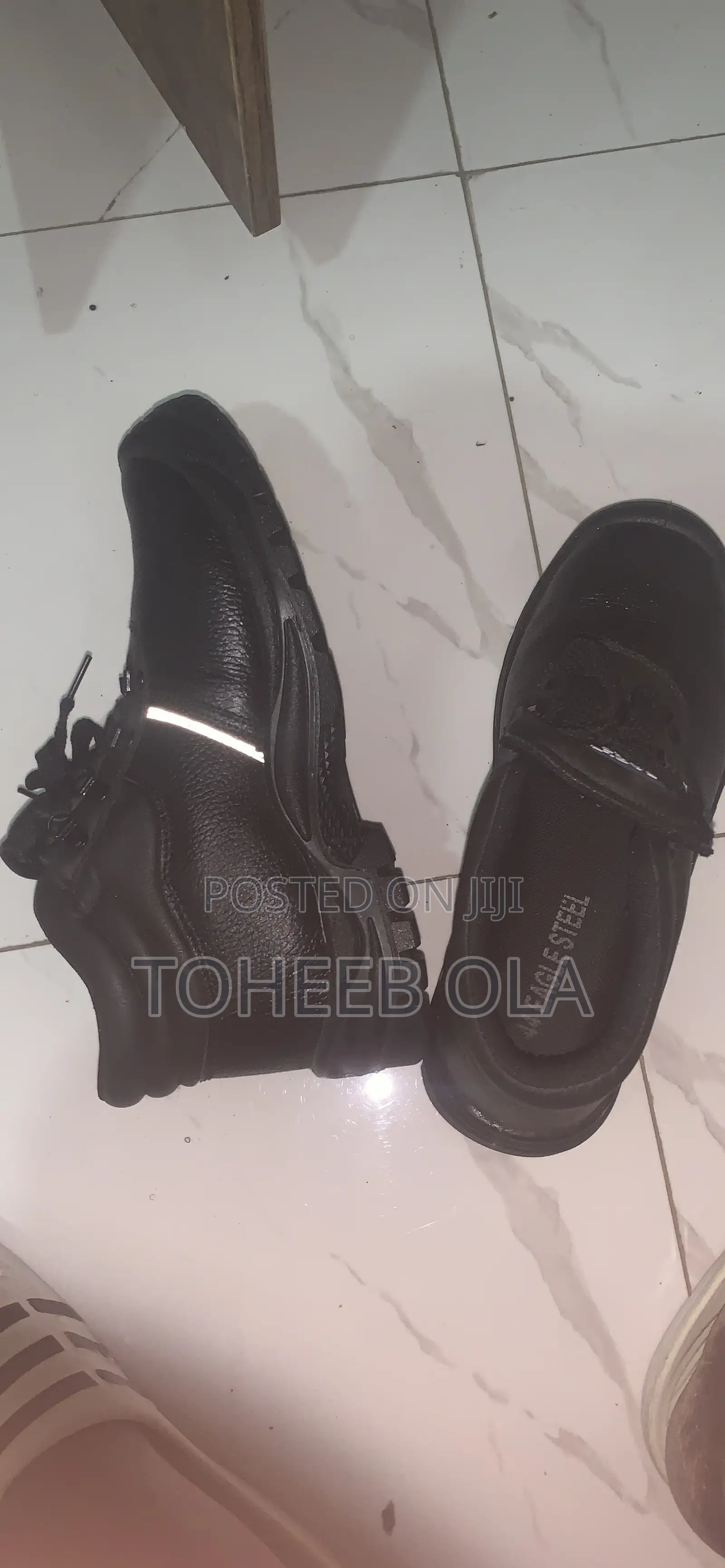 Black Leather Safety Boot (Hse, Isps, Etc Grade Standard)