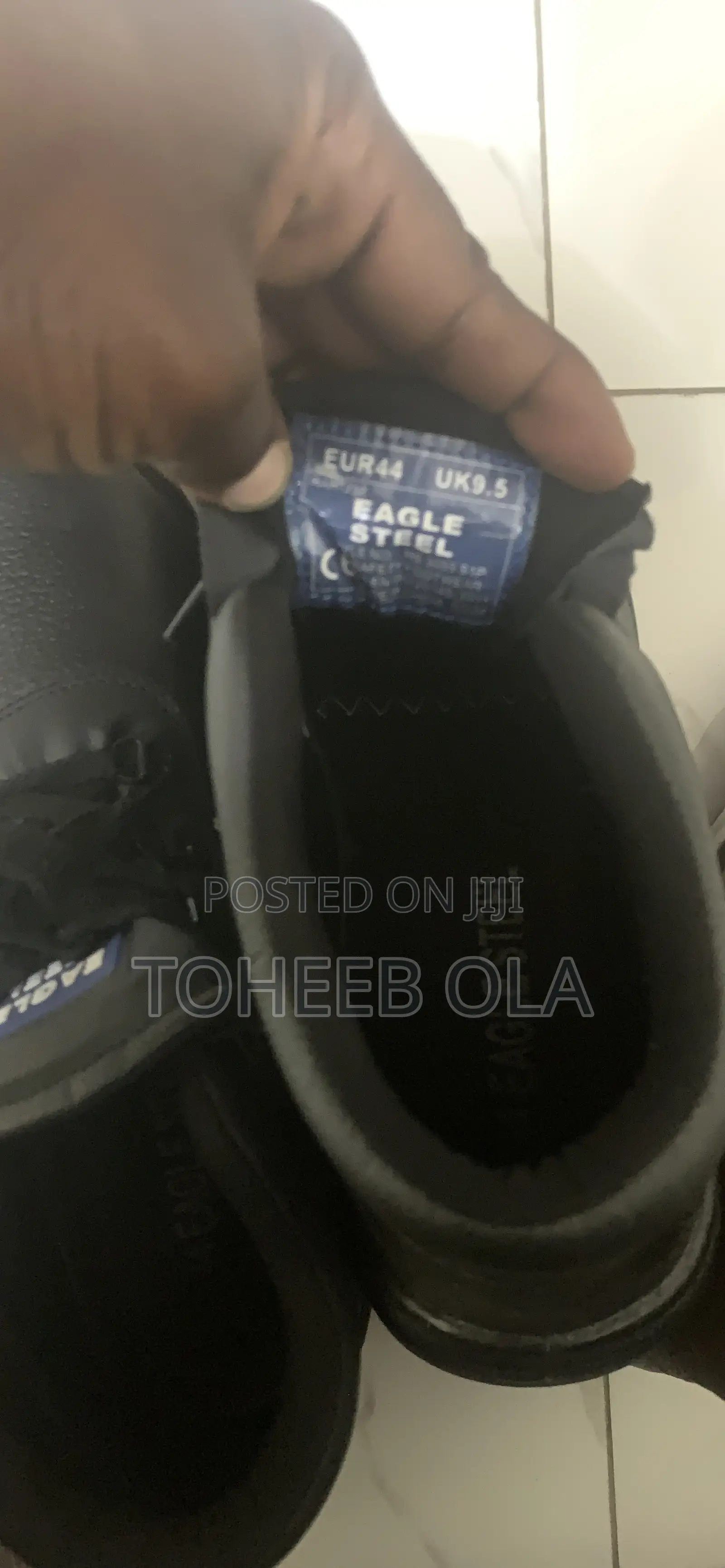 Black Leather Safety Boot (Hse, Isps, Etc Grade Standard)