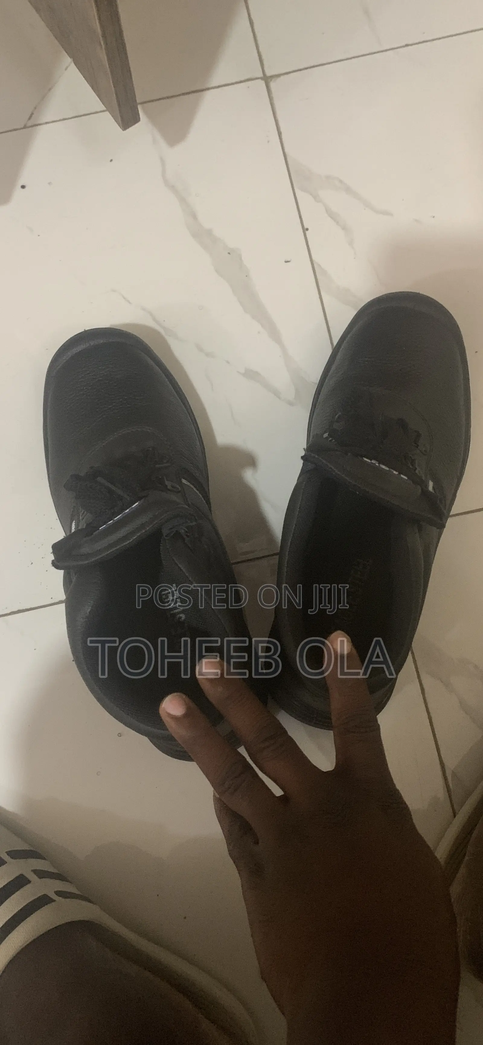Black Leather Safety Boot (Hse, Isps, Etc Grade Standard)