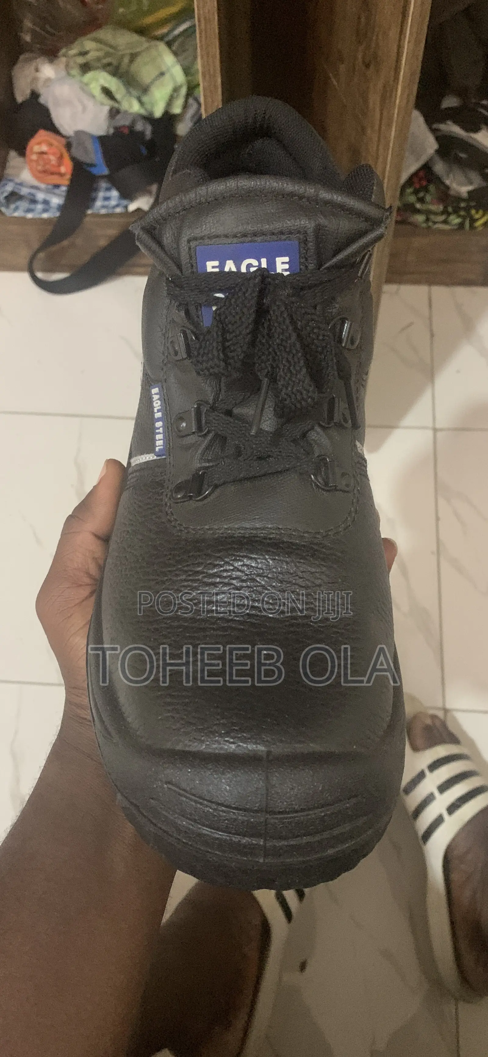 Black Leather Safety Boot (Hse, Isps, Etc Grade Standard)