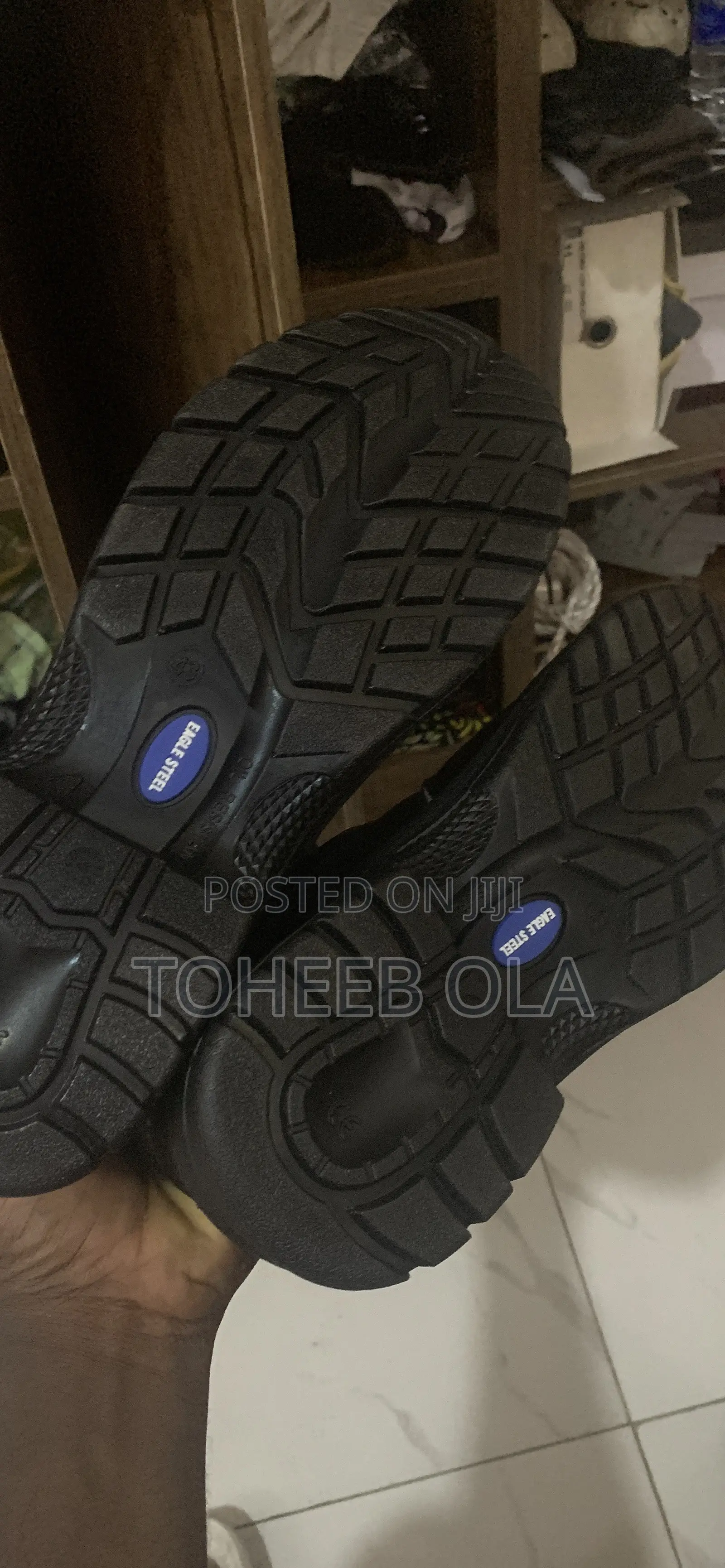 Black Leather Safety Boot (Hse, Isps, Etc Grade Standard)