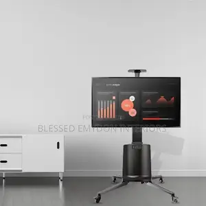 Motorized Telescopic Height-Adjustable Aluminium Tv Stand