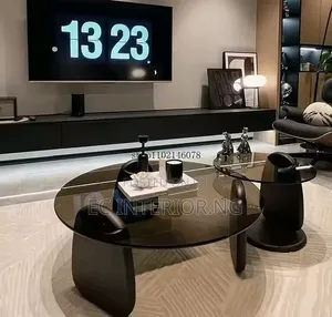 Modern Circular Tempered Glass