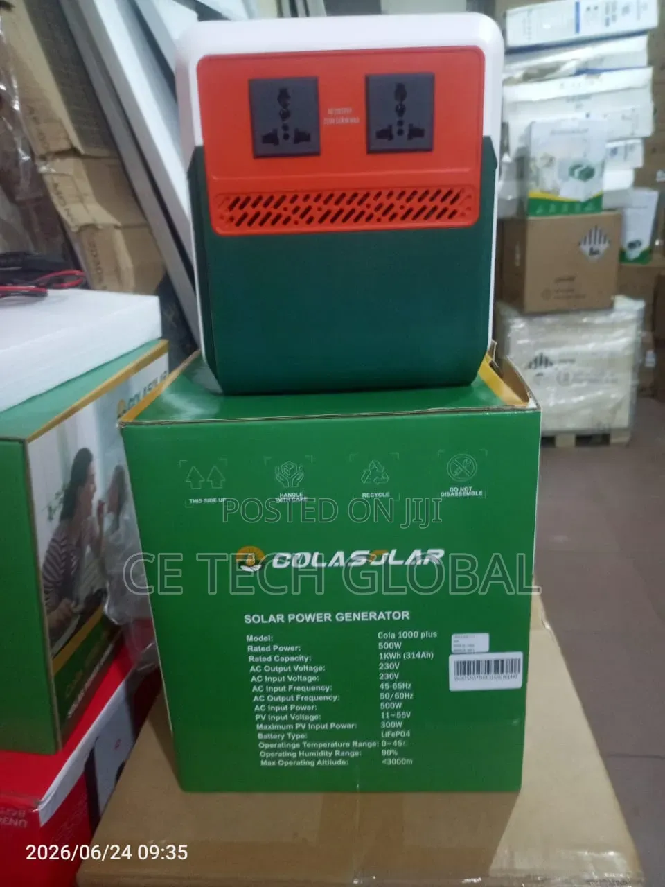 Cola Solar 1000 Plus - Solar Generator