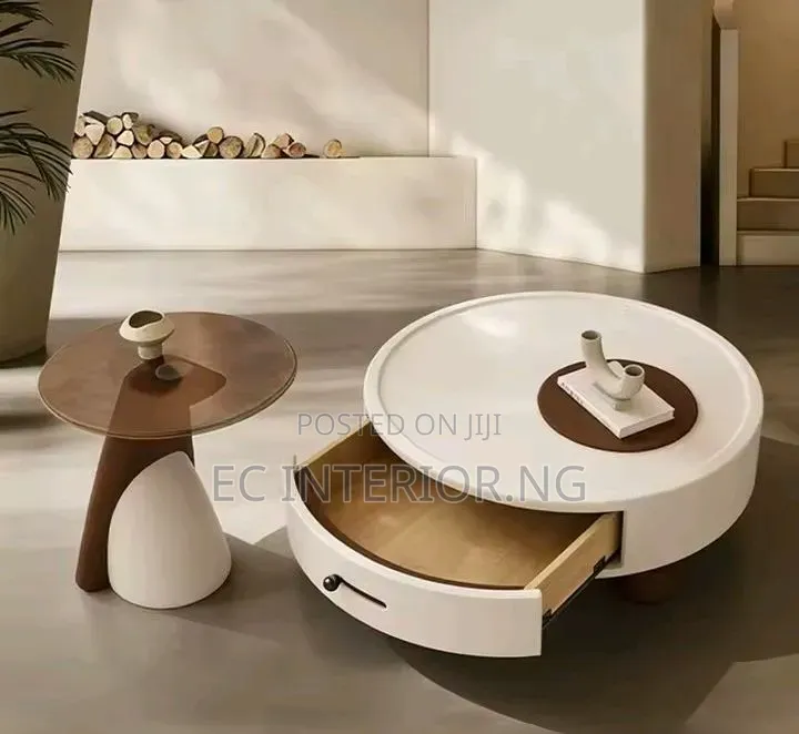 Italian Round Coffee Table Modern