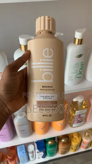 Billie Bounce Hydrating Body Wash 18 Fl Oz Hyaluronic Acid Peptides