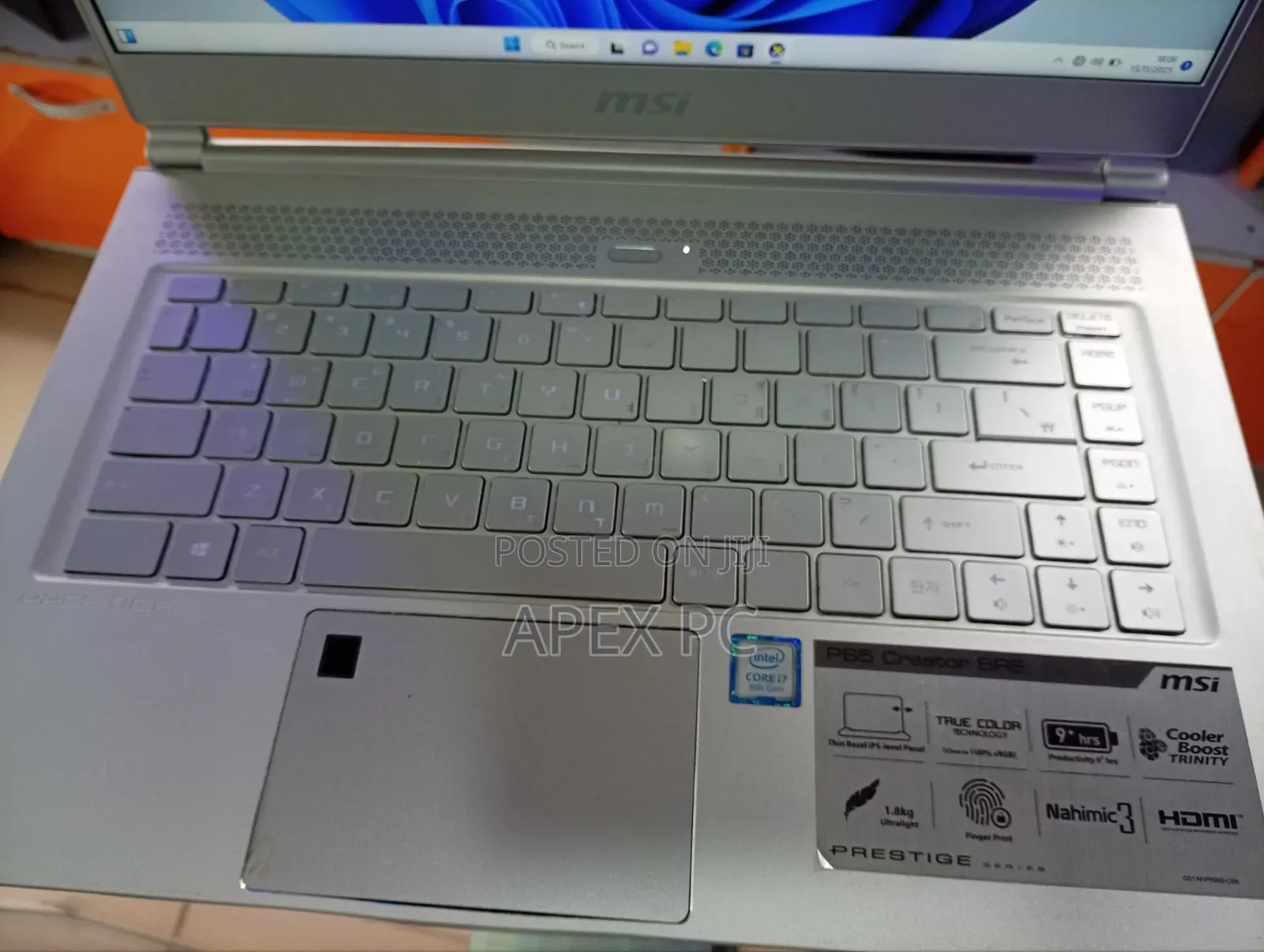 Laptop MSI P65 Creator 16GB Intel Core i7 SSD 512GB