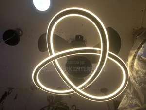 Fan Chandelier With Industrial Blade