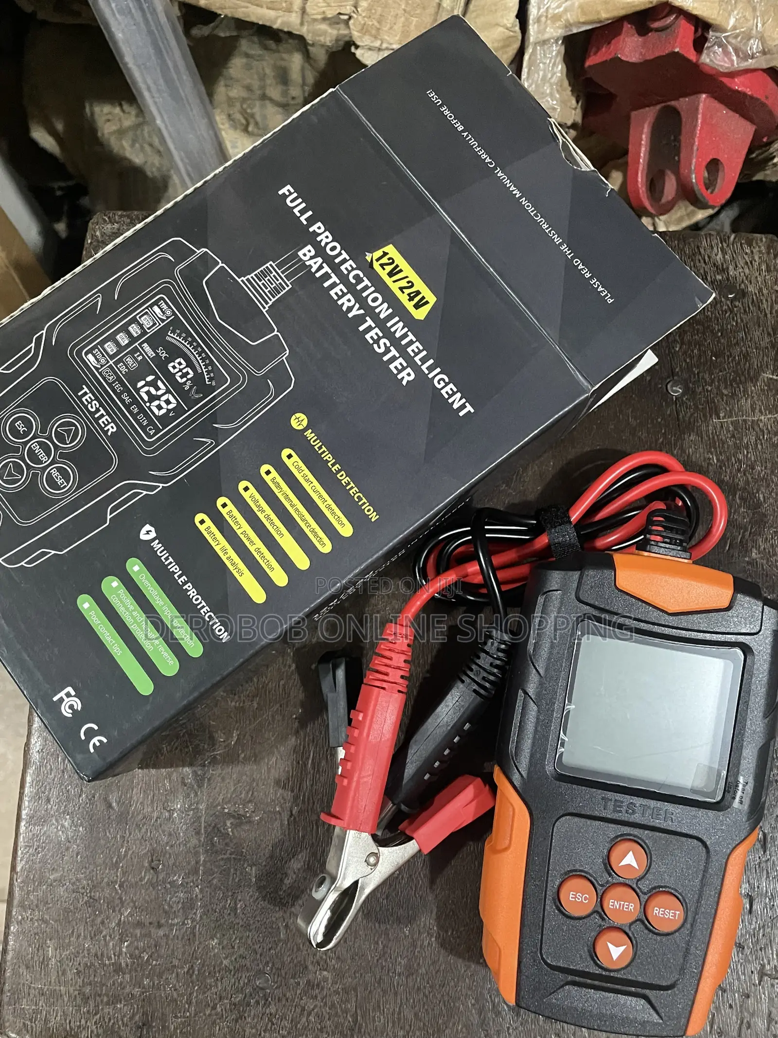 Full Protection Intelligent Battery Tester