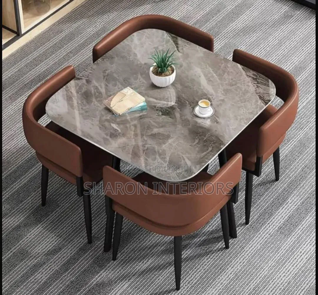 Dinning By4 Marble Top