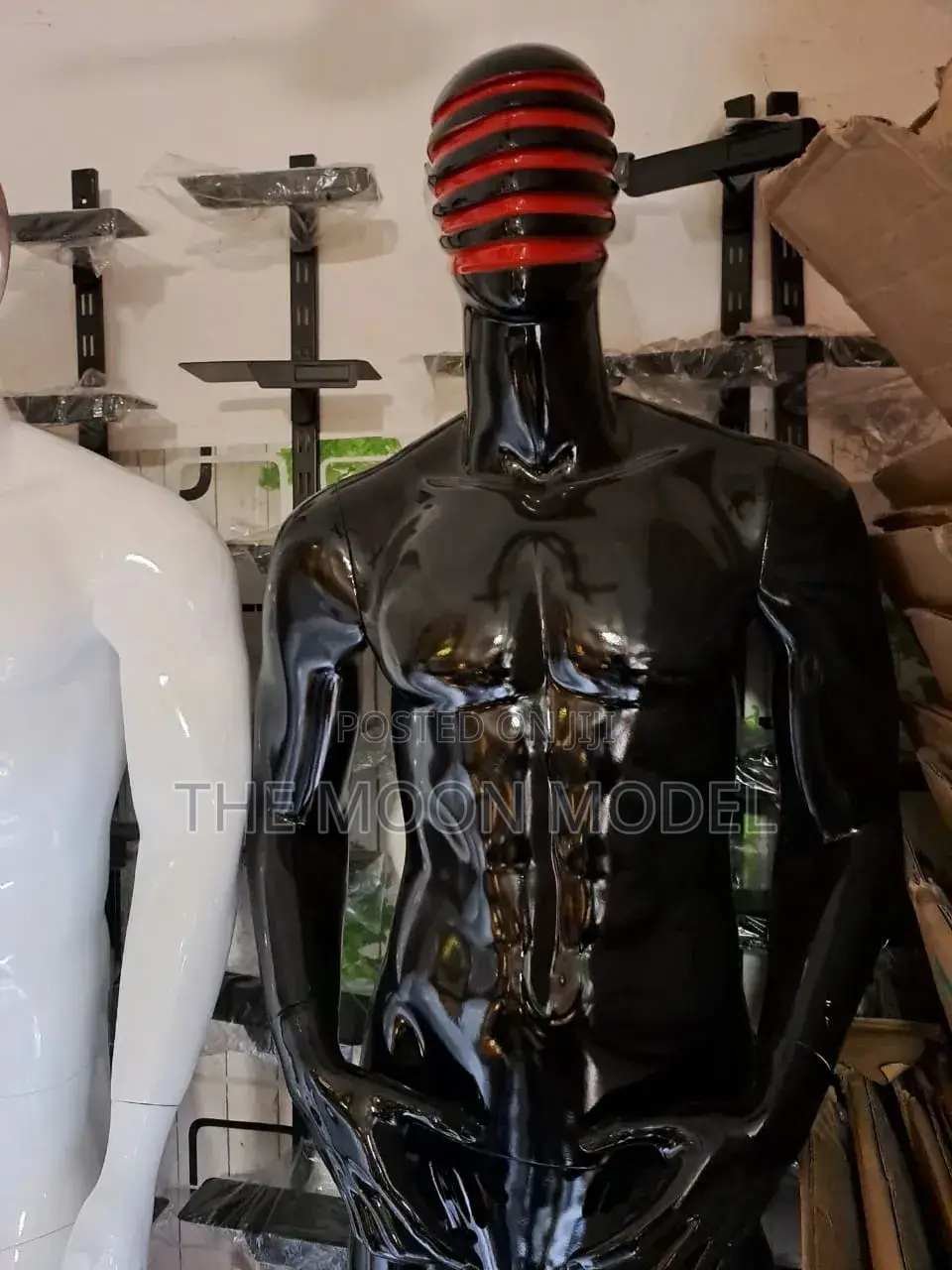 Black and Gold Male Mannequin
