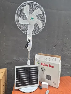 16" Rechargeable Solar Fan