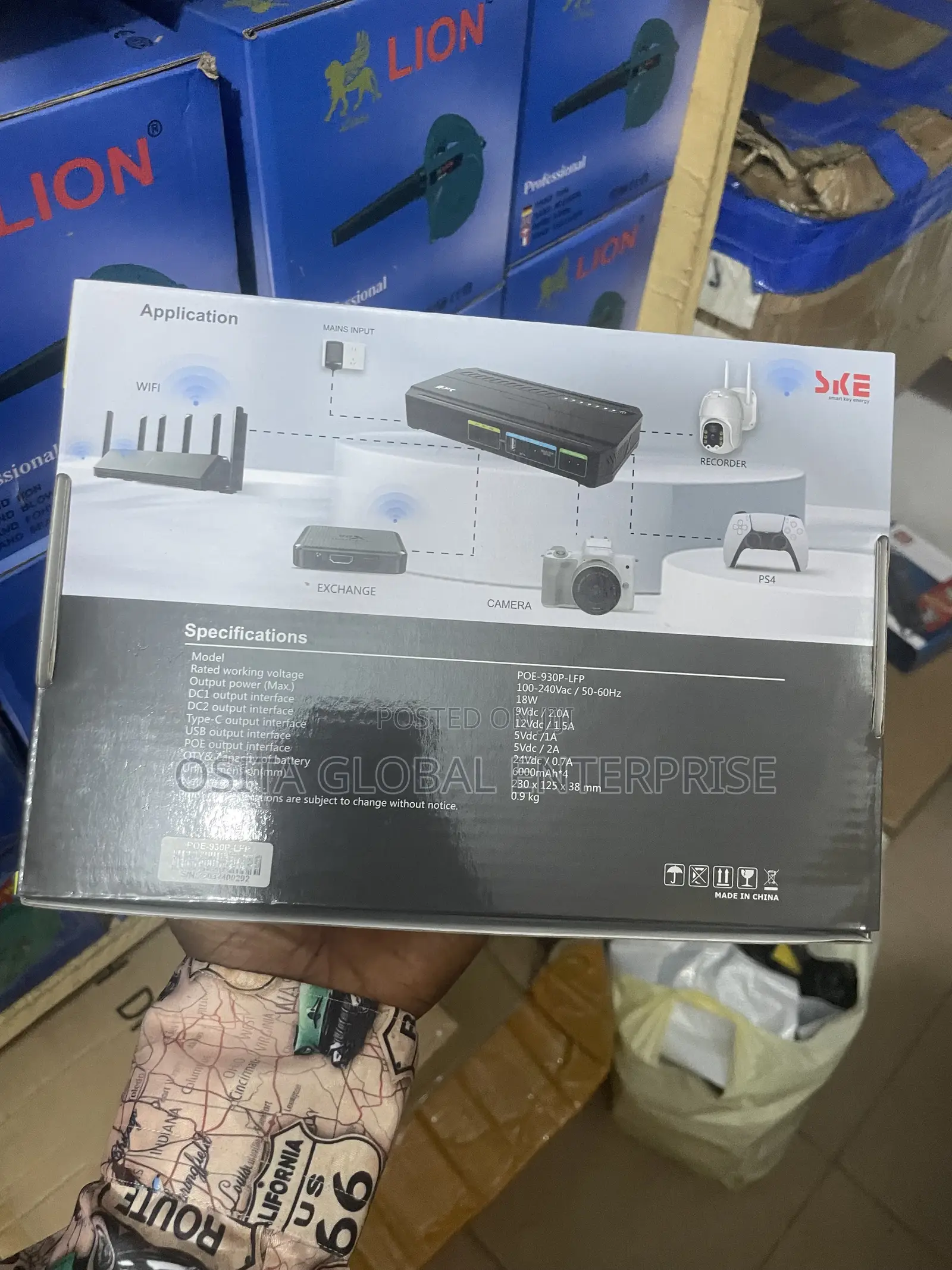 Ske Mini Dc Ups 24,000mah