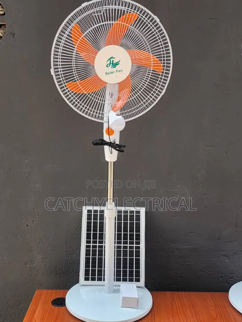 16" Rechargeable Solar Fan