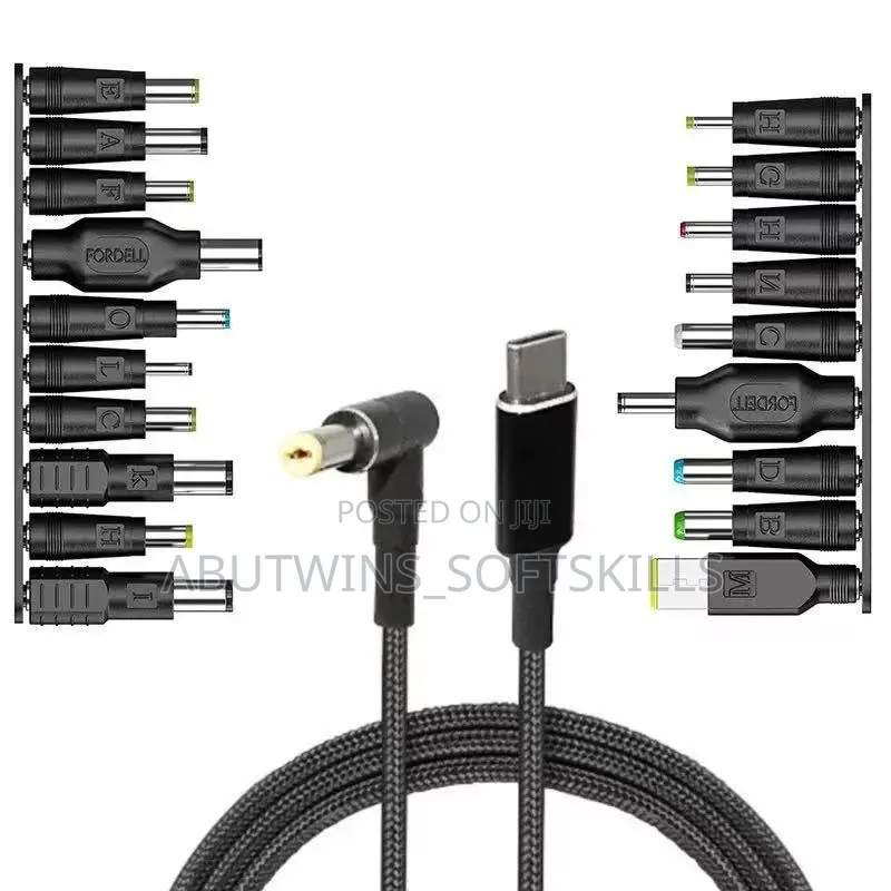 Dc to Usb-C Laptop Charging Cable