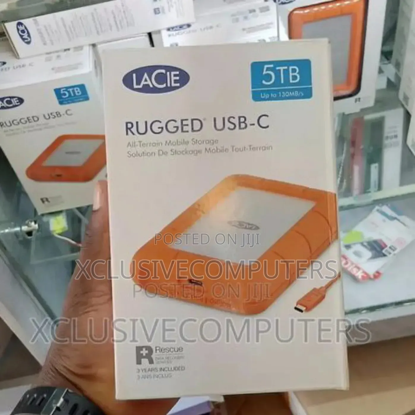Lacie Rugged Usb-c 5tb Hdd