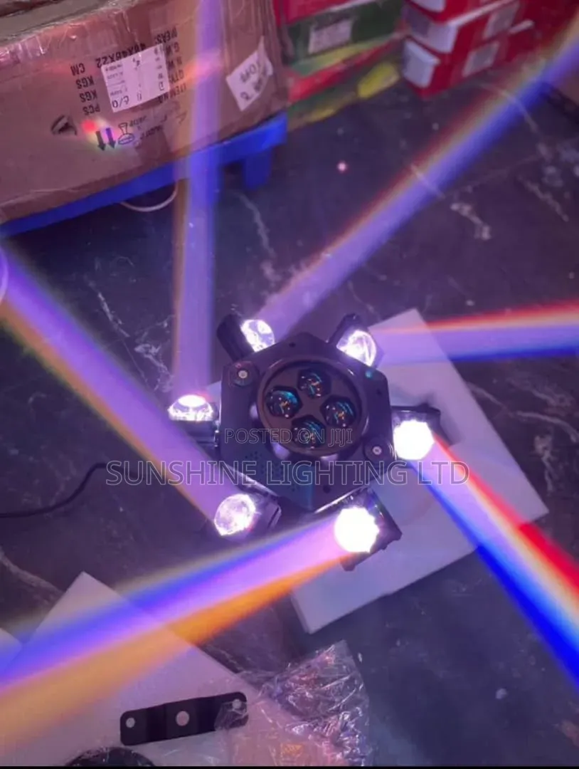 6 Eyes Moving Head Light With Laser