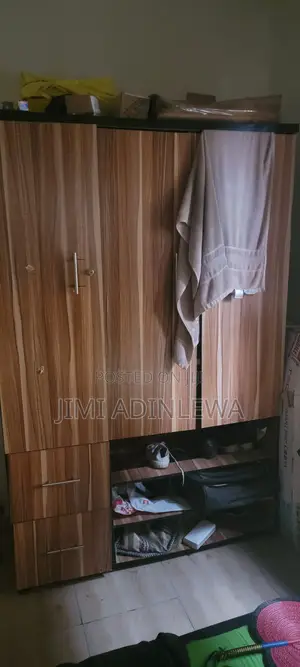 Wardrobe With Shoe Rack 2 Drawers
