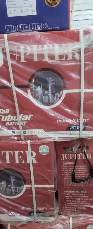 Jupiter Tubular Battery 250ah 12v